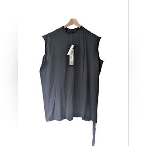 Rick Owens DRKSHDW Cotton Tarp Tee Shirt Men's Oversized Med NWT